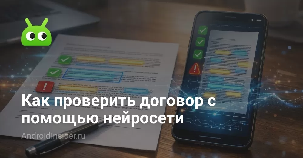 Как проверить договор с помощью нейросети