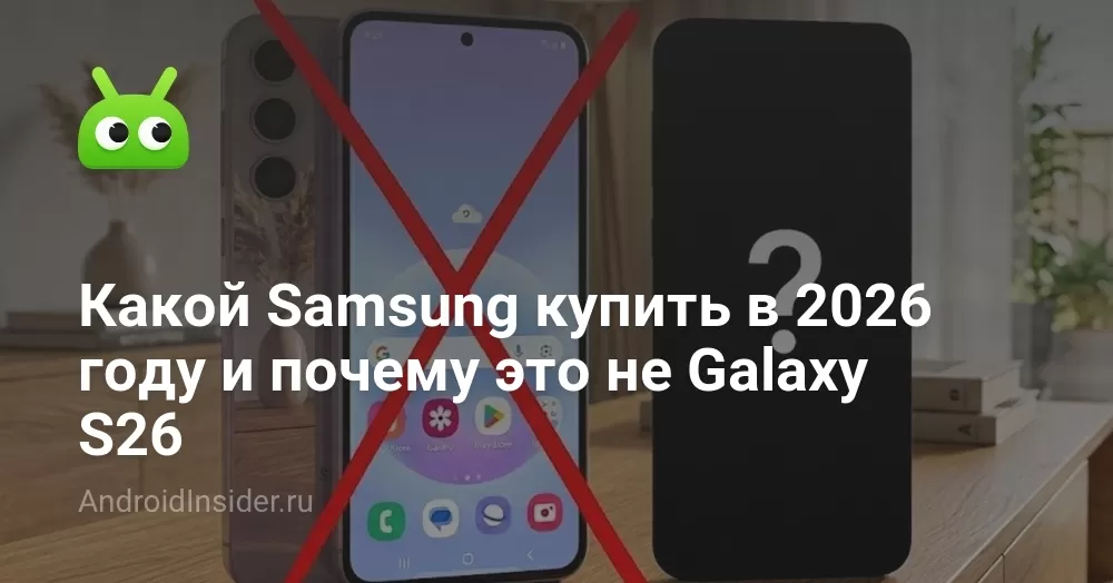Какой Samsung купить в 2026 году и почему это не Galaxy S26