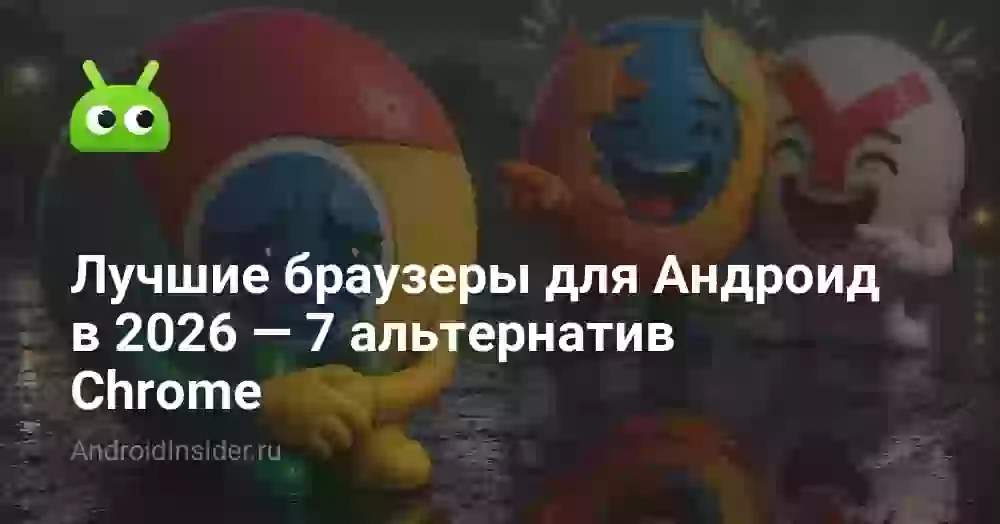 Лучшие браузеры для Андроид в 2026 — 7 альтернатив Chrome