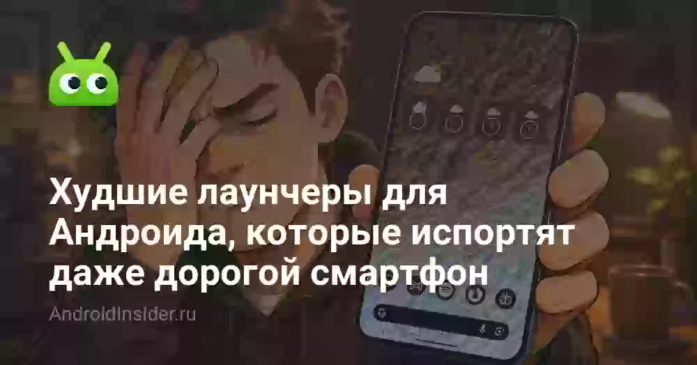 Худшие лаунчеры для Андроида, которые испортят даже дорогой смартфон