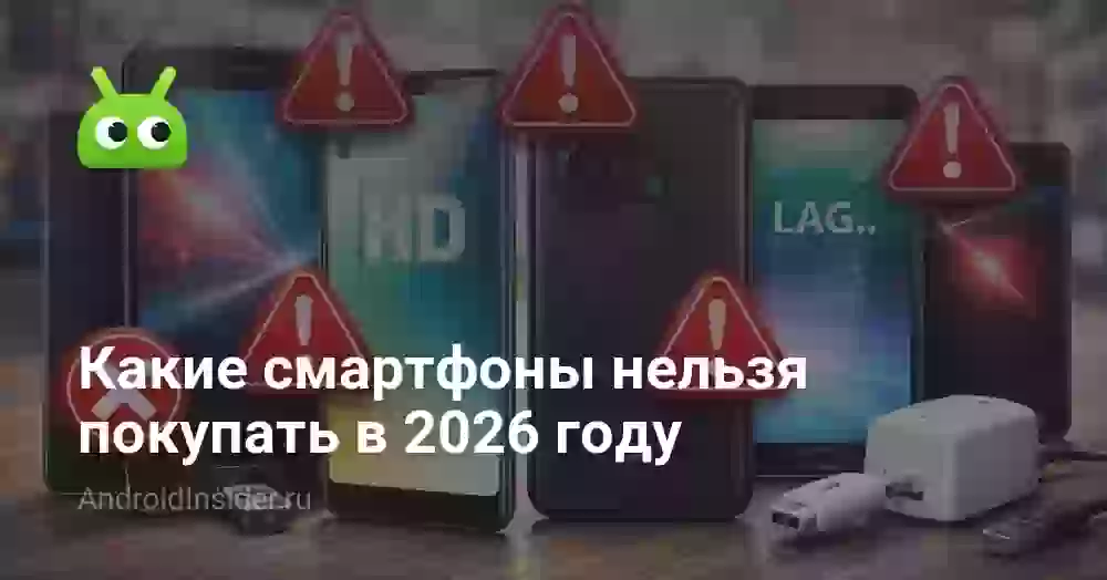 Какие смартфоны нельзя покупать в 2026 году